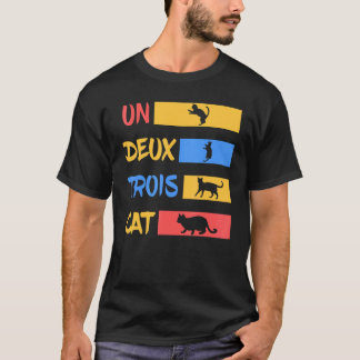 Un Deux Trois Kat Kleuren T-shirt