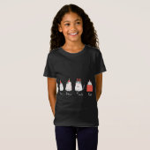 Un Deux Trois Kat Schattige Kitten Kat Lover Kerst T-shirt (Voorkant volledig)