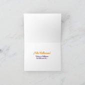 Un Dulce Cachorrito Halloween Kaart (Binnen)
