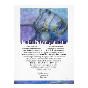 Un estandarte a su juramento Spain Doctor Poster