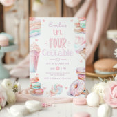 Un-Four-Gettable pastel Sweets 4e verjaardag Kaart