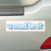 U'n gekke broer? bumpersticker (Op auto)