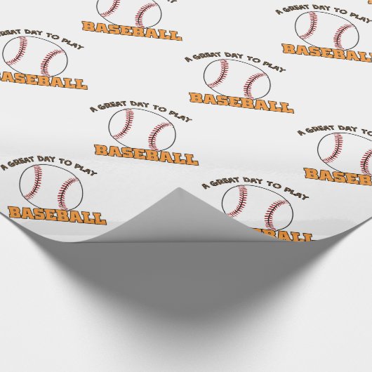 Un gran día para jugar beisbol cadeaupapier (Hoek)