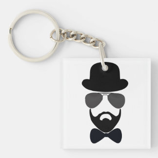 Un hombre de estilo sleutelhanger