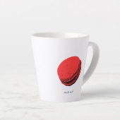 un macaron fraise par jour ! latte mok (Rechterhoek)