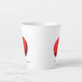 un macaron fraise par jour ! latte mok (Voorkant)