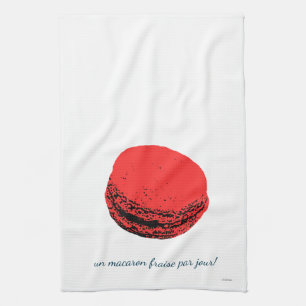 un macaron fraise par jour ! theedoek