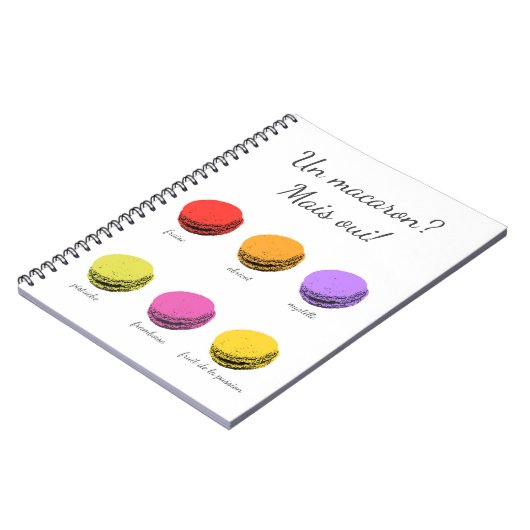 Un macaron? Mais oui! Notitieboek (Linkerzijde)