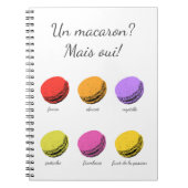 Un macaron? Mais oui! Notitieboek (Voorkant)