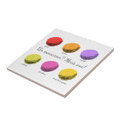 Un macaron? Mais oui! Tegeltje (Zijkant)