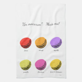 Un macaron? Mais oui! Theedoek