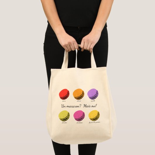 Un macaron? Mais oui! Tote Bag (Voorkant (product))