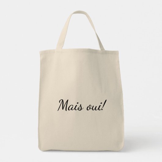 Un macaron? Mais oui! Tote Bag (Achterkant)