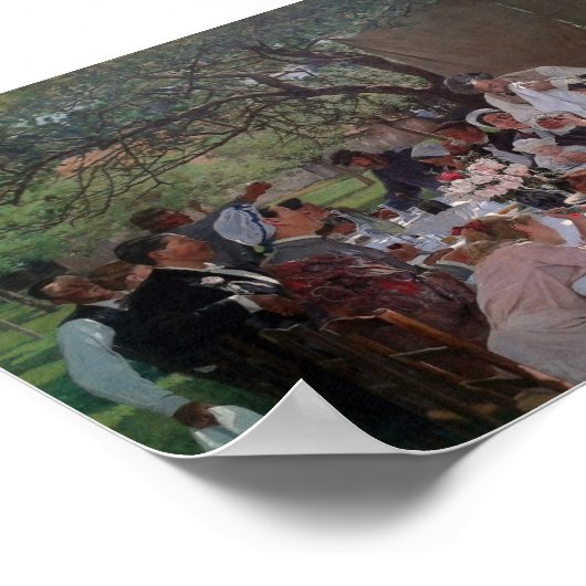 Un mariage à Yport de Albert Fourié Poster (Hoek)