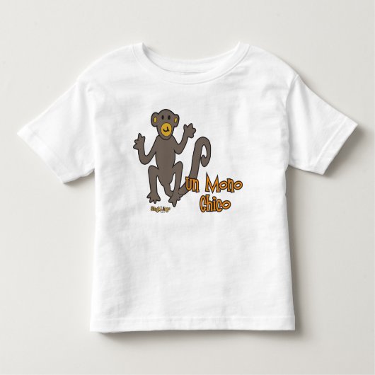 Un Mono Chico (een kleine aap) Kinder Shirts (Voorkant)