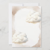 Un Pedacito de Cielo Baby Shower Spanish Kaart (Achterkant)