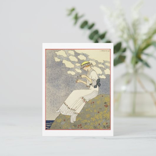 Un Peu... design for a country jurk by Paquin, 1 Briefkaart (Staand voorkant)