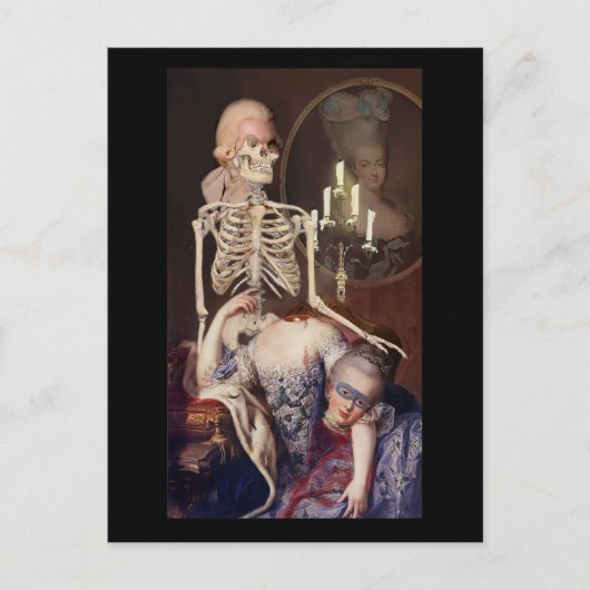 Un portret pour l'Halloween Briefkaart (Voorkant)