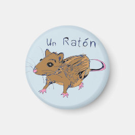 Un Ratón (een rat) Magneet