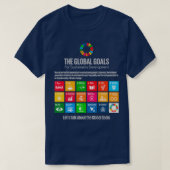 UN SDGs United Nations Sustainable Development Goa T-shirt (Design voorkant)