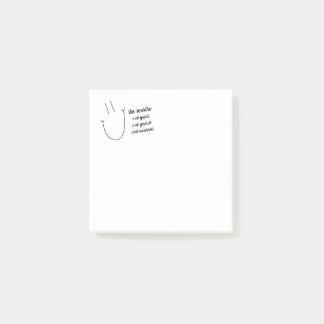 Un sourire post-it® notes