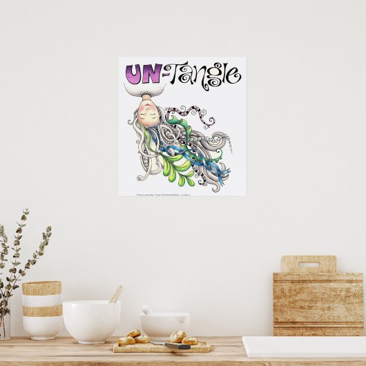 UN-Tangle retratreat poster (Keuken)