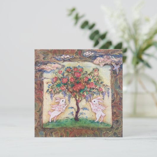 Un-u's Dream: Japanese Art Flat Card (Staand voorkant)