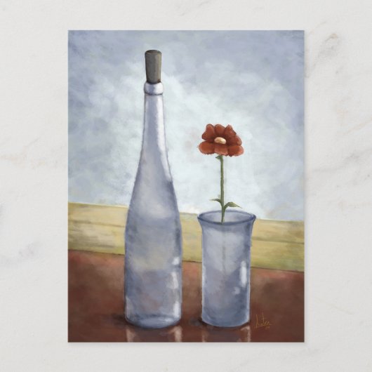 Una-bloem / A-bloem. Postcard Briefkaart (Voorkant)