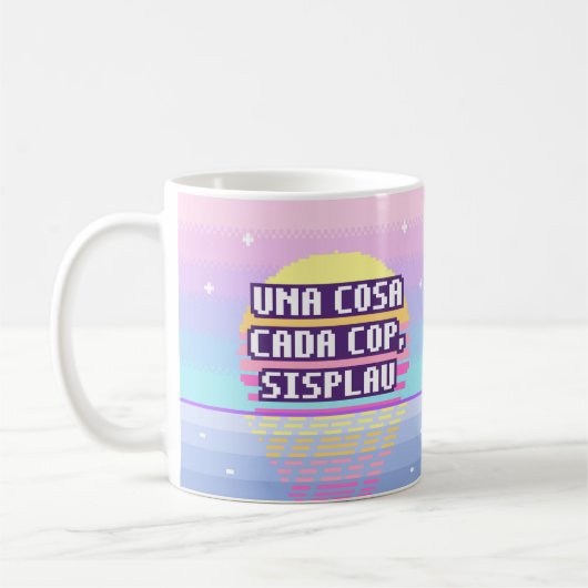 Una Cosa Cada Cop, Sisplau Pixel Mok (Links)