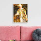 Una en de leeuw, 1860, William Bell Scott Canvas Afdruk (Insitu (Woonkamer))