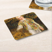 Una en de leeuw, 1860, William Bell Scott Kartonnen Onderzetters (Schuin)