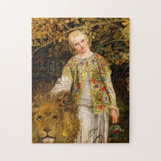 Una en de leeuw, 1860, William Bell Scott Legpuzzel (Verticaal)