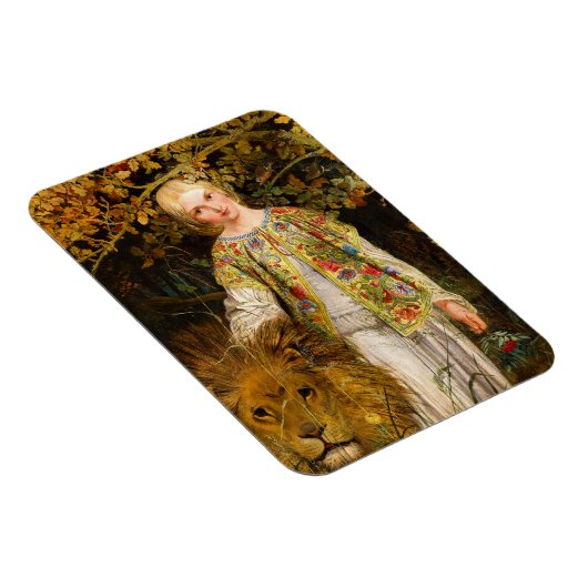 Una en de leeuw, 1860, William Bell Scott Magneet (Rechterzijde)