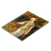 Una en de leeuw, 1860, William Bell Scott Notitieboek (Linkerzijde)