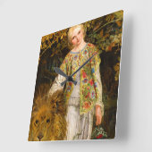 Una en de leeuw, 1860, William Bell Scott Vierkante Klok (Hoek)