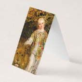 Una en de leeuw, 1860, William Bell Scott Visitekaartje (Voorkant)