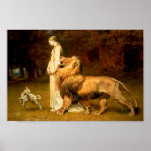 Una en de Lion van Briton Rivière - poster (Voorkant)