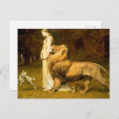 Una en Leeuw van Spensers Faerie Queene - Riviere Briefkaart (Voorkant / Achterkant)