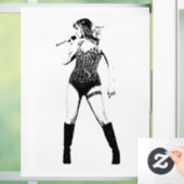 Una famosa divina raamsticker (Huis)