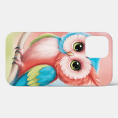 Una funda para para iPhone 12 con un motivo búho Case-Mate iPhone Case (Achterkant (horizontaal))