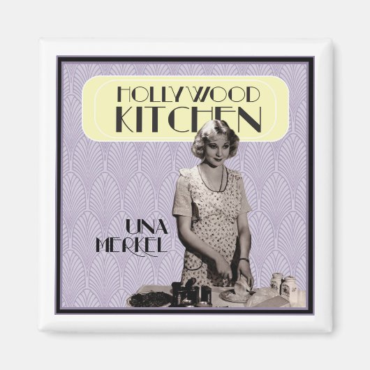 "UNA" koelkastmagneet Magneet (Voorkant)