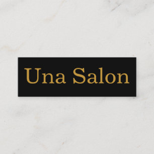 Una Salon Mini Visitekaartje