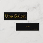 Una Salon Mini Visitekaartje (Voorkant / Achterkant)