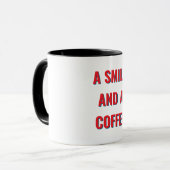 Una Taza, Una Sonrisa y Un Café Buenos Días Mok (Voorkant links)