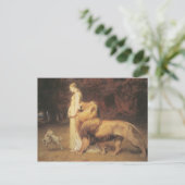 Una & the Lion Briefkaart (Staand voorkant)