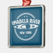 Unadilla, New York Kayak Metalen Ornament (Links)