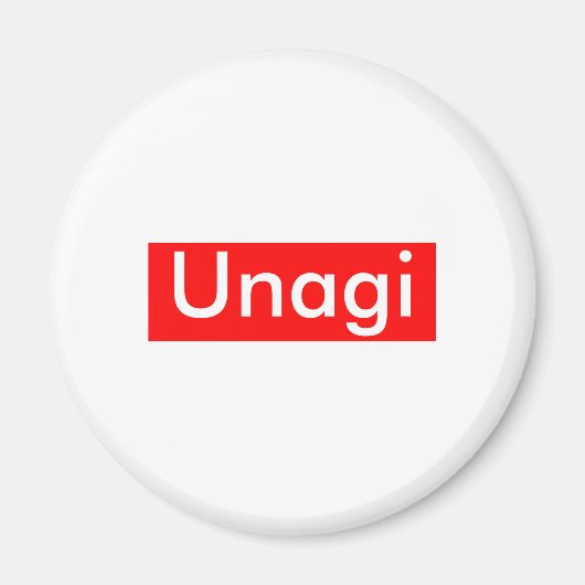 Unagi Label Magneet (Voorkant)