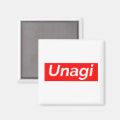 Unagi Label Magneet (Voorkant / Achterkant)