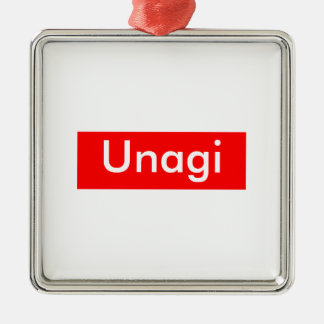 Unagi Label Metalen Ornament