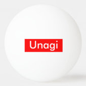 Unagi Label Pingpongbal (Voorkant)